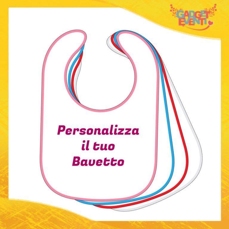 Bavaglino per bambini colorati